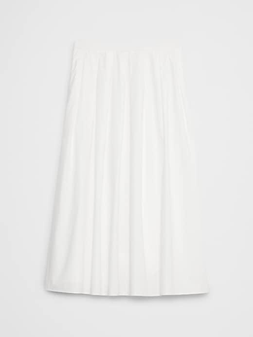Poplin Midi Skirt Product Image
