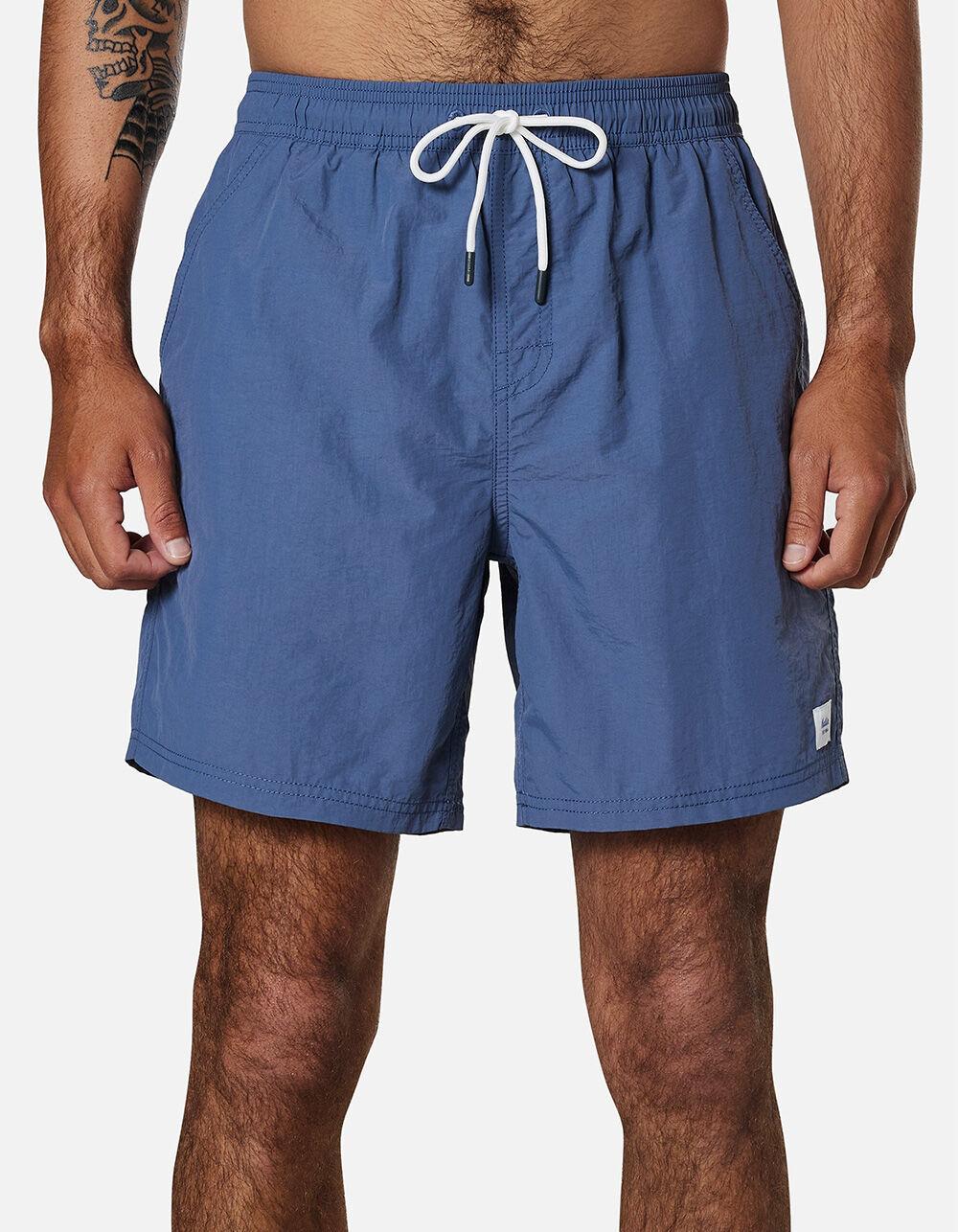 KATIN Poolside Mens Volley Shorts - PORT Product Image