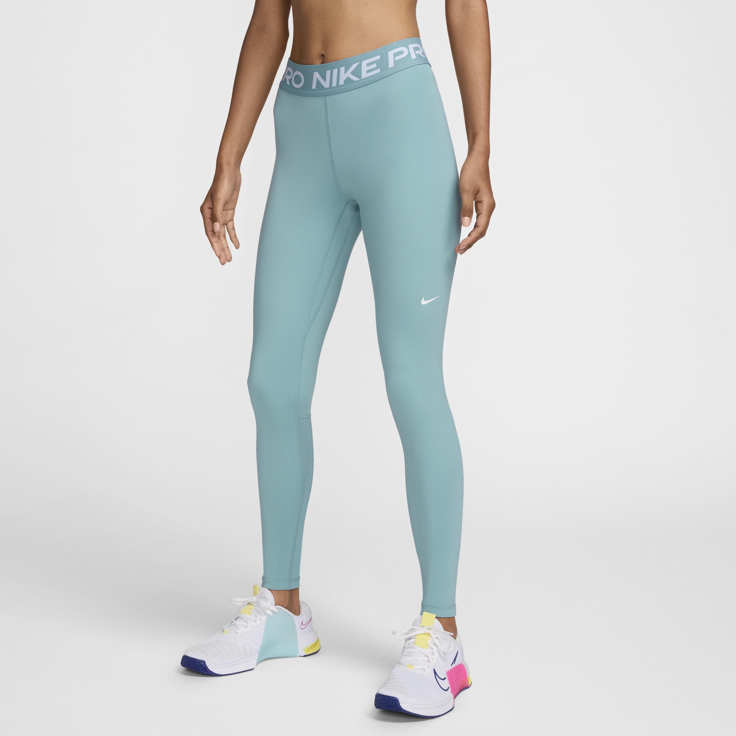 Women's Nike Pro Mid-Rise Mesh-Paneled Leggings Product Image