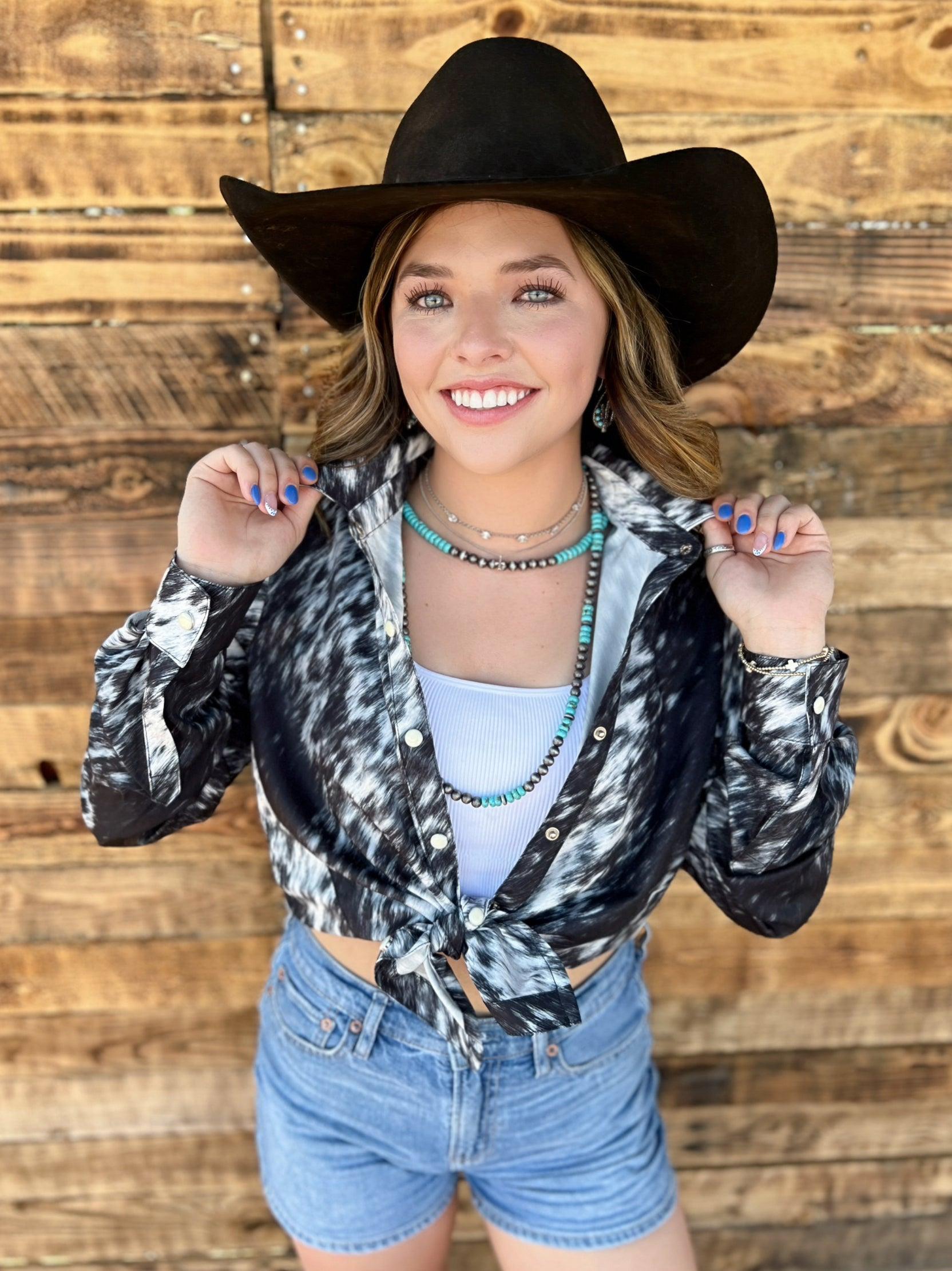 Sterling Kreek PLUS Let's Get Western Button Up Top Product Image
