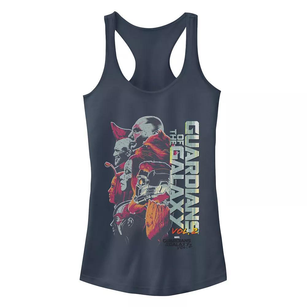 Juniors' Guardians of the Galaxy Group Tank Top, Girl's, Size: XXL, Blue Product Image
