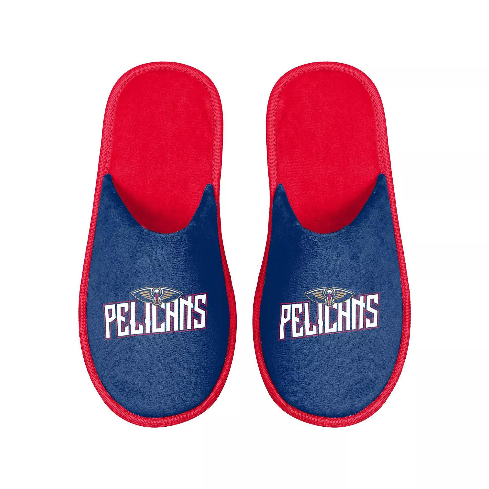Men's FOCO New Orleans Pelicans Scuff Slide Slippers, Size: Medium, Blue Product Image