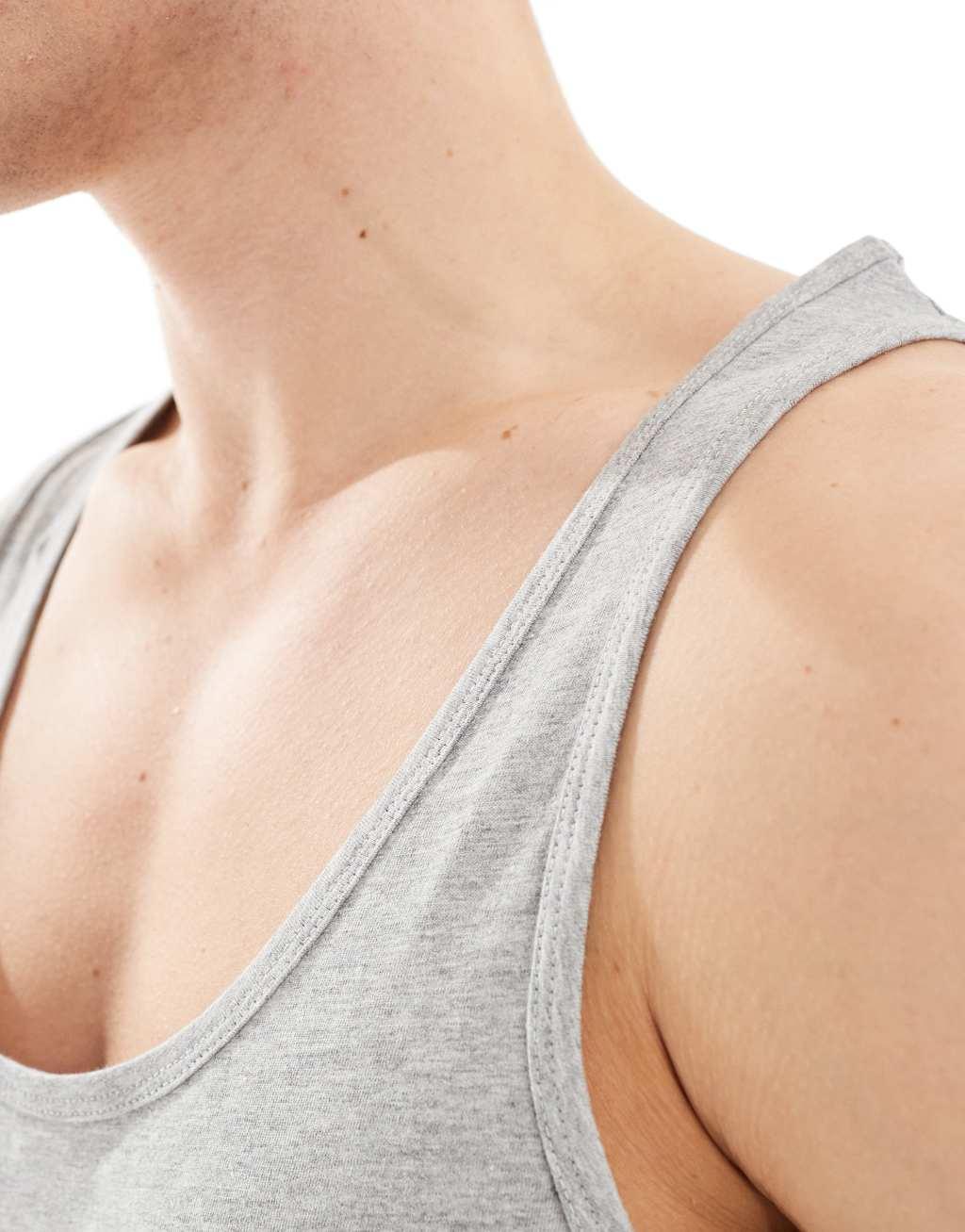 ASOS DESIGN 3 pack tank top in multiple colors Product Image
