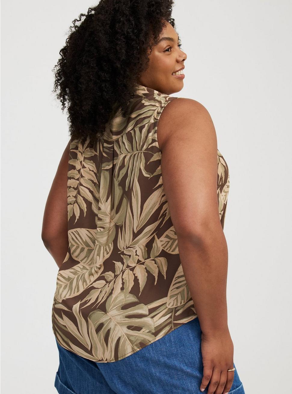 Harper Georgette Pullover Sleeveless Blouse Product Image
