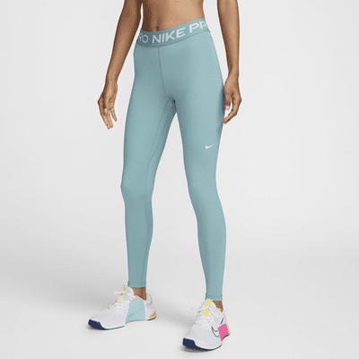 Women's Nike Pro Mid-Rise Mesh-Paneled Leggings Product Image