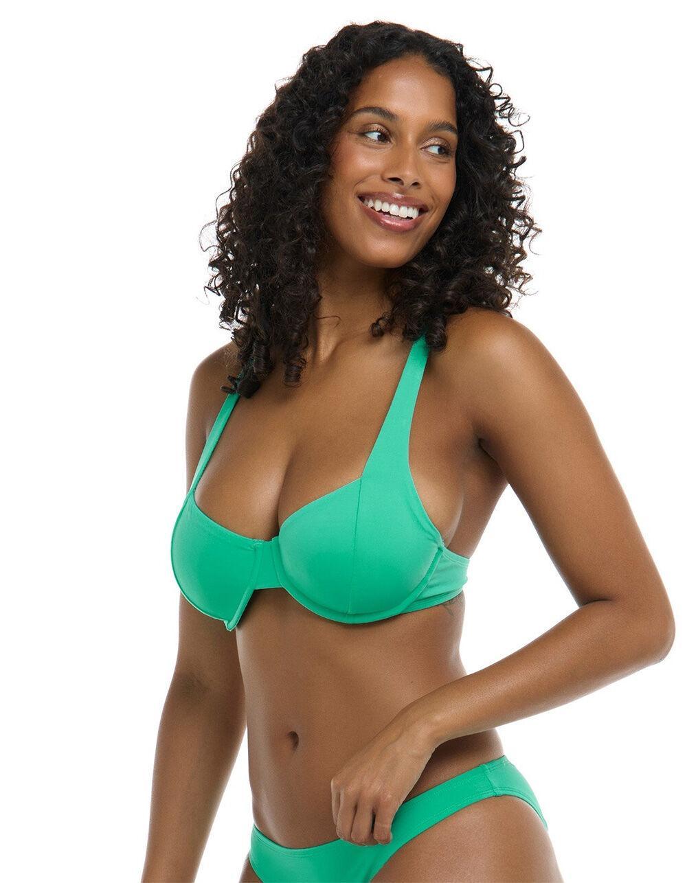 EIDON Maya Underwire D Cup Bikini Top Product Image