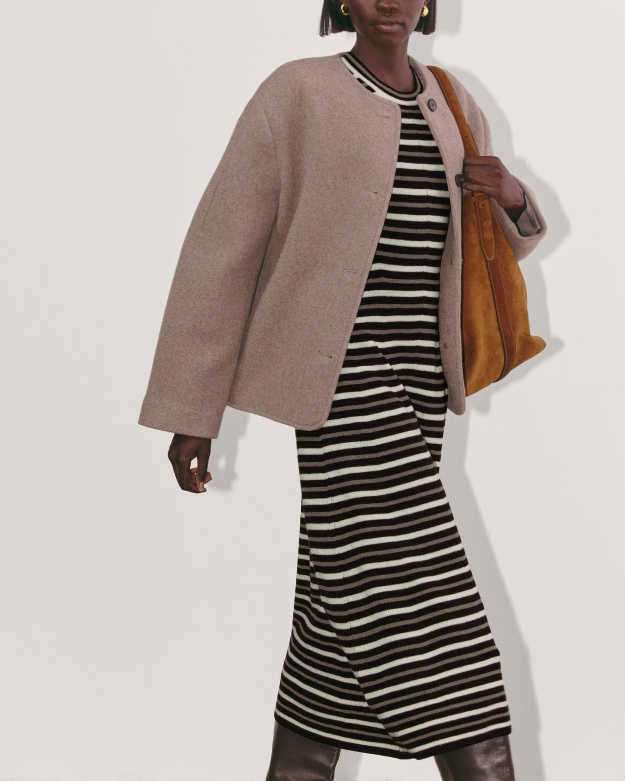 The Ribbed Sweater Dress Product Image