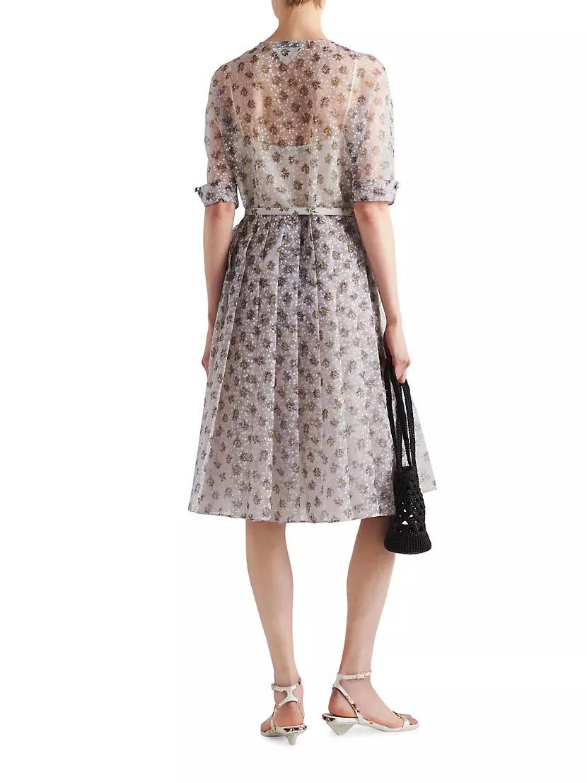 Printed Nylonette Dress Product Image