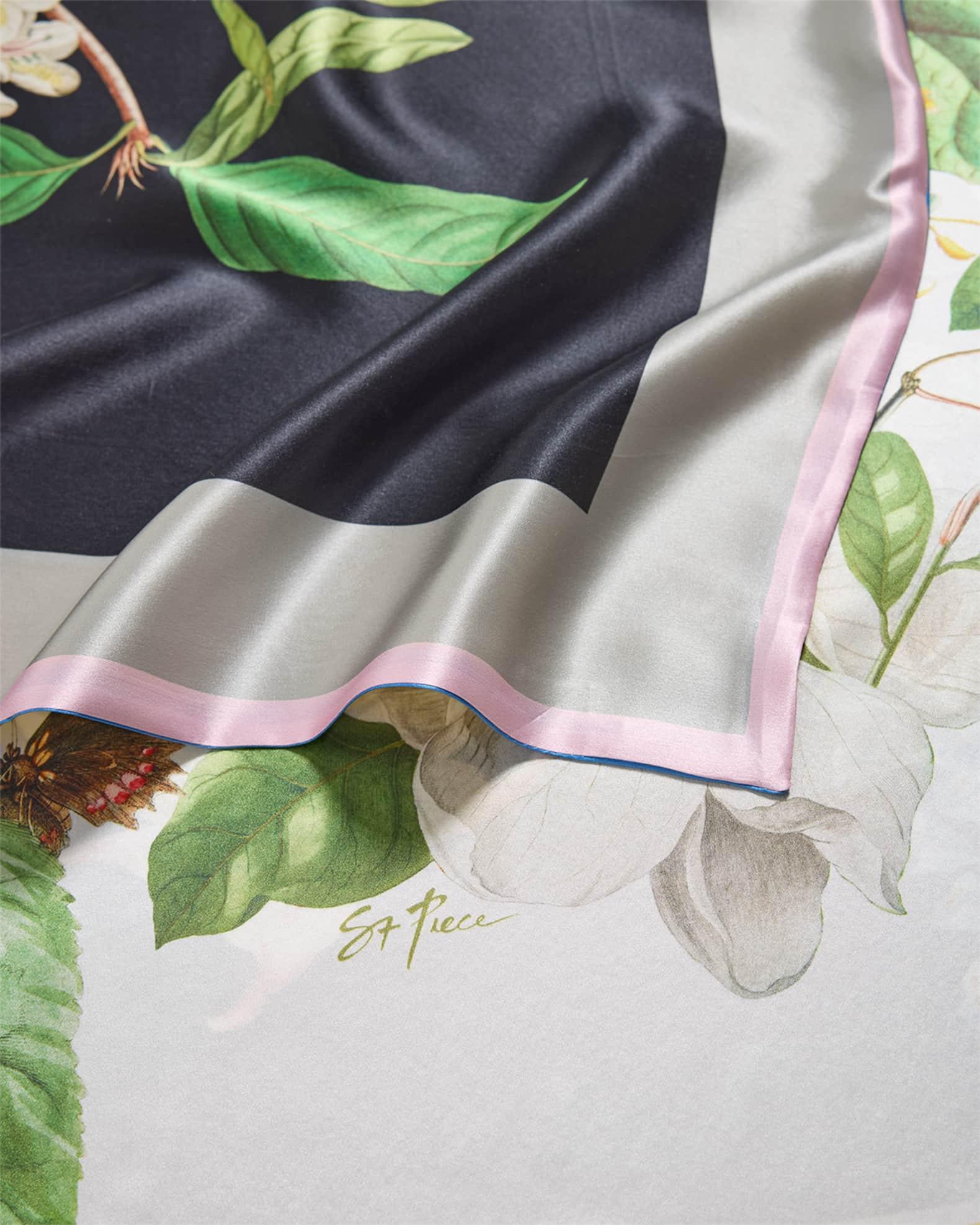 Ava Double-Sided Silk Scarf Product Image
