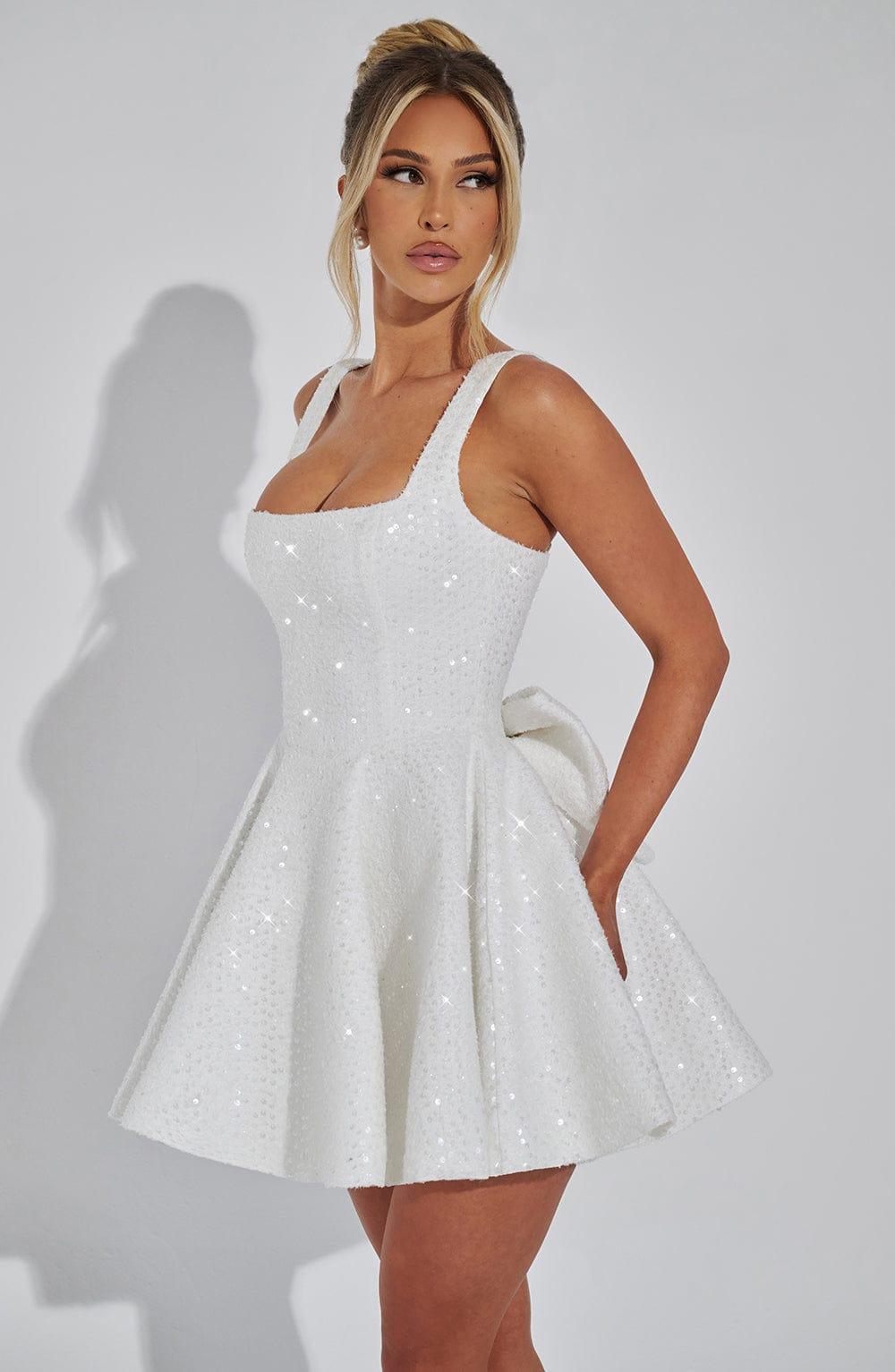 Dorothy Mini Dress - Ivory Product Image