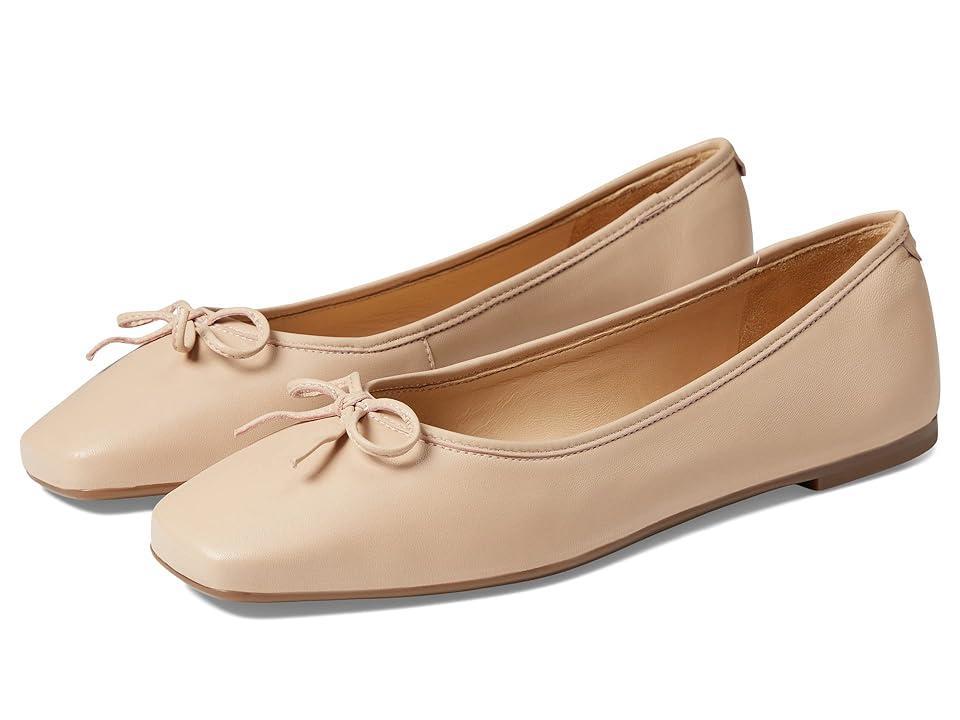 Gwynn Leather Bow Ballerina Flats Product Image