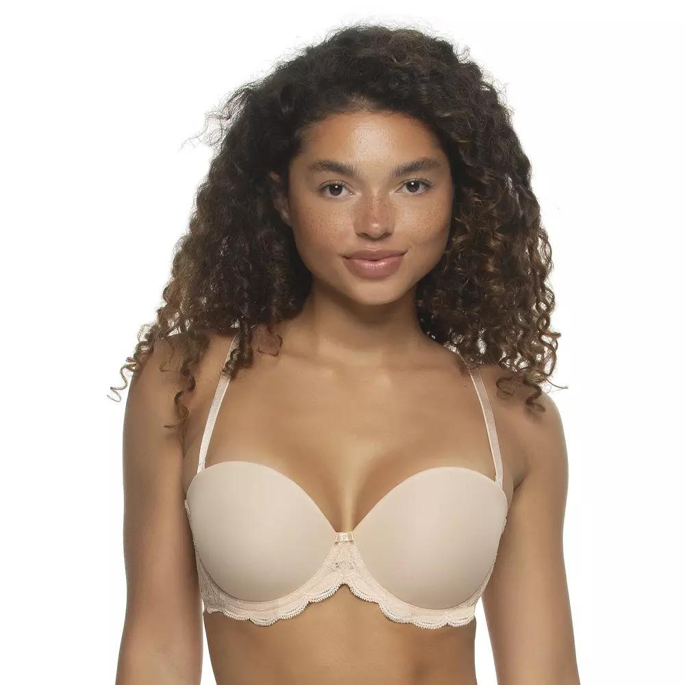 Paramour by Felina Peridot Convertible Underwire Strap Padded Push Up Bra 235073, Women's, Size: 38 Ddd, Sugar Baby Product Image
