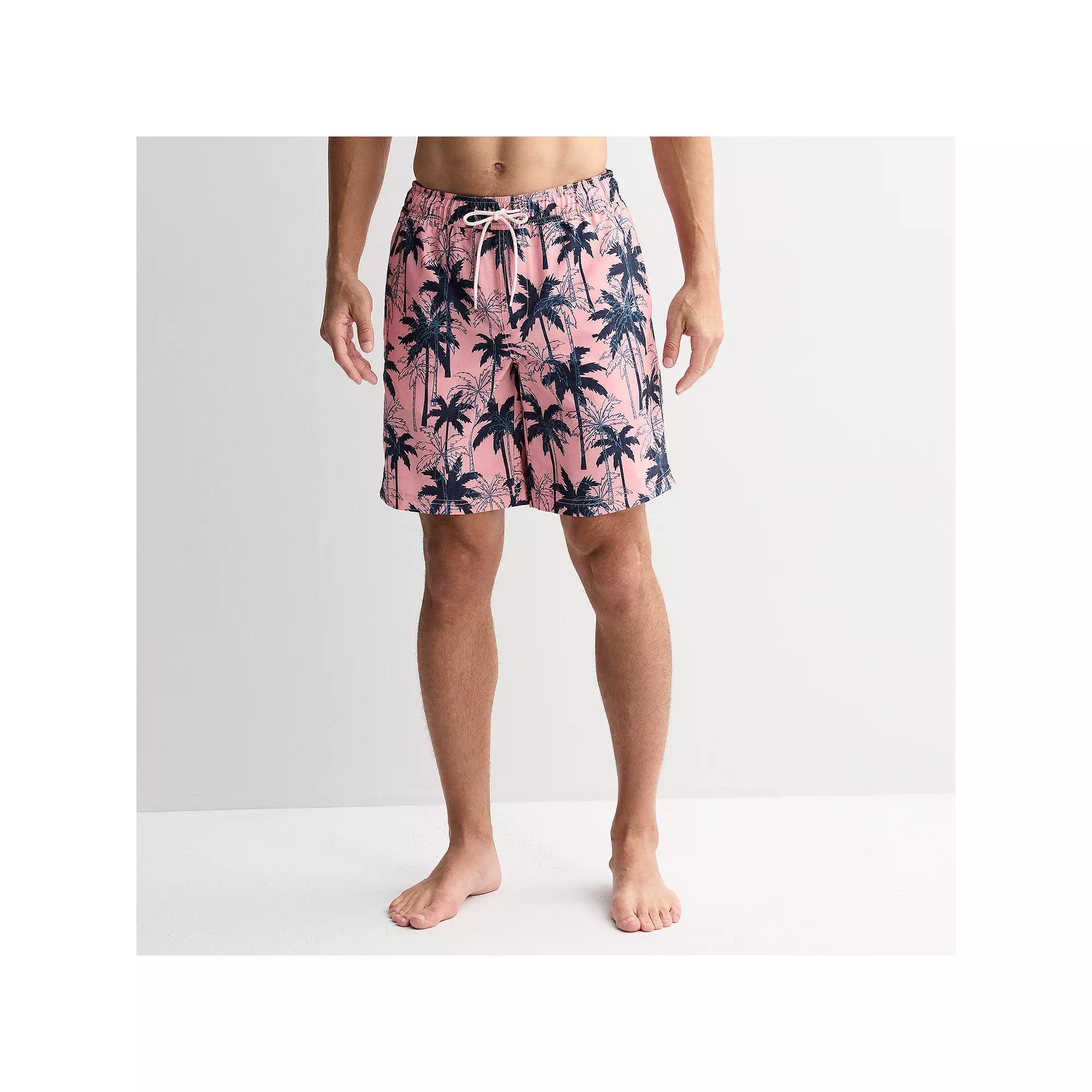 Men's Trinity Coast 9" Sportliner Swim Trunks, Size: XS 9 IN, Pink Tree Product Image
