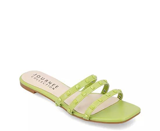 Journee Camarie Women's Embellished Strappy Sandal, Size: 8.5, Beige Product Image