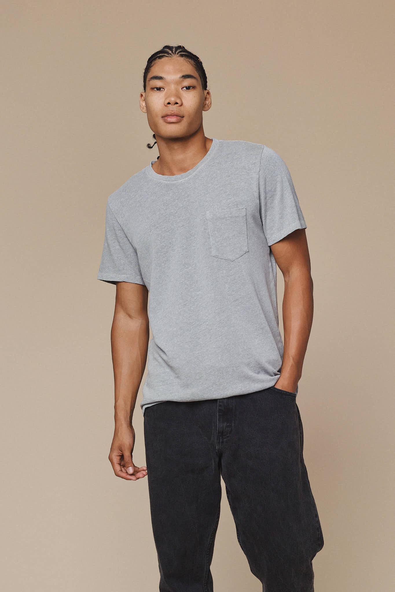 Heathered Baja Pocket Tee Male Product Image
