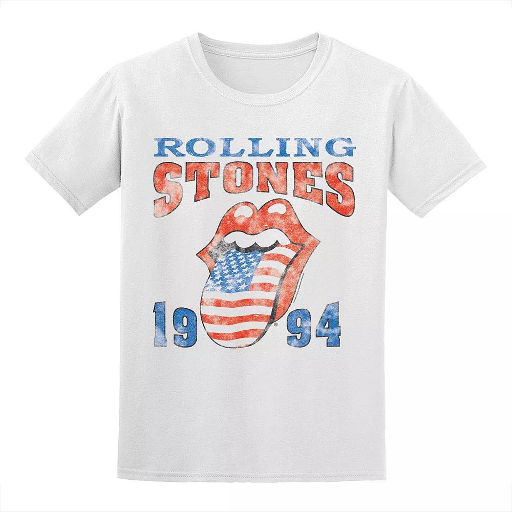 Men's Rolling Stones Tee, Size: XXL, White Product Image