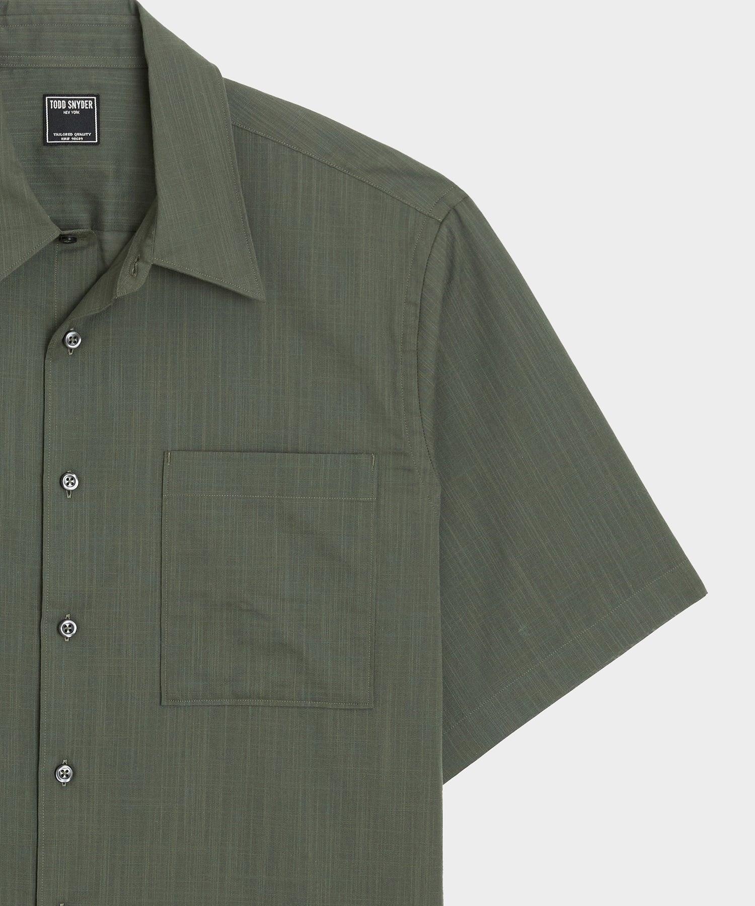 Relaxed Summerweight Point Collar Shirt Product Image