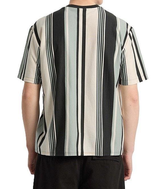 Guess Go Vertical Stripe Short Sleeve T-Shirt Product Image