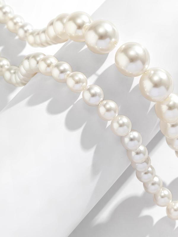 Beaded Dainty Necklace Necklaces Accessories Two Pieces Product Image