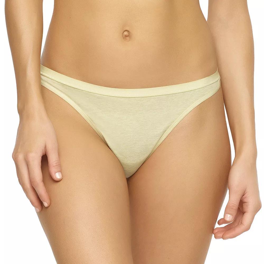 Women's Jezebel Cotton Thong 530121, Size: Large, Aloe Product Image