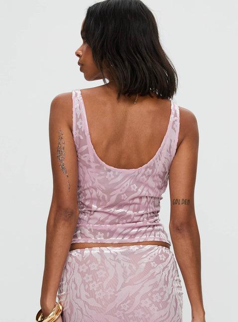 Delilah Top Pink Product Image