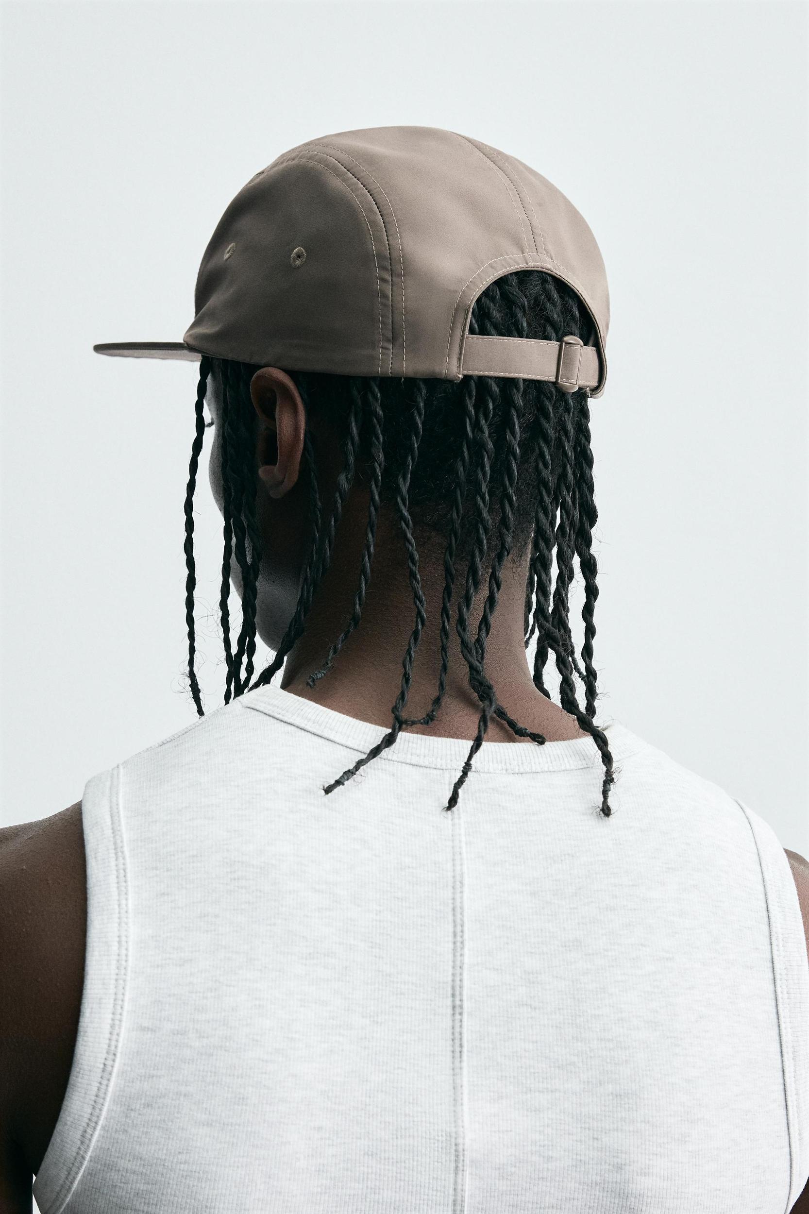 EMBROIDERED FLAT VISOR CAP Product Image