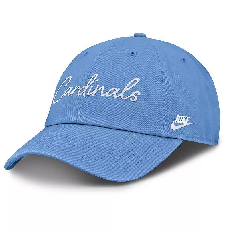 Women's Nike  Light Blue St. Louis Cardinals Cooperstown Club Script Adjustable Hat, Size: Small/Medium Product Image