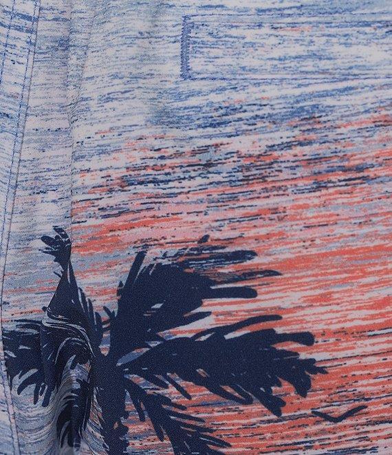 Caribbean Beach Scene 8#double; Swim Trunks Product Image