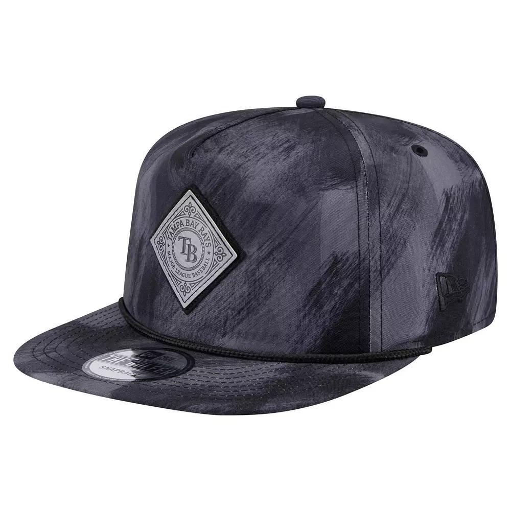 Men's New Era Navy Tampa Bay Rays Printed Golfer Snapback Hat, Blue Product Image