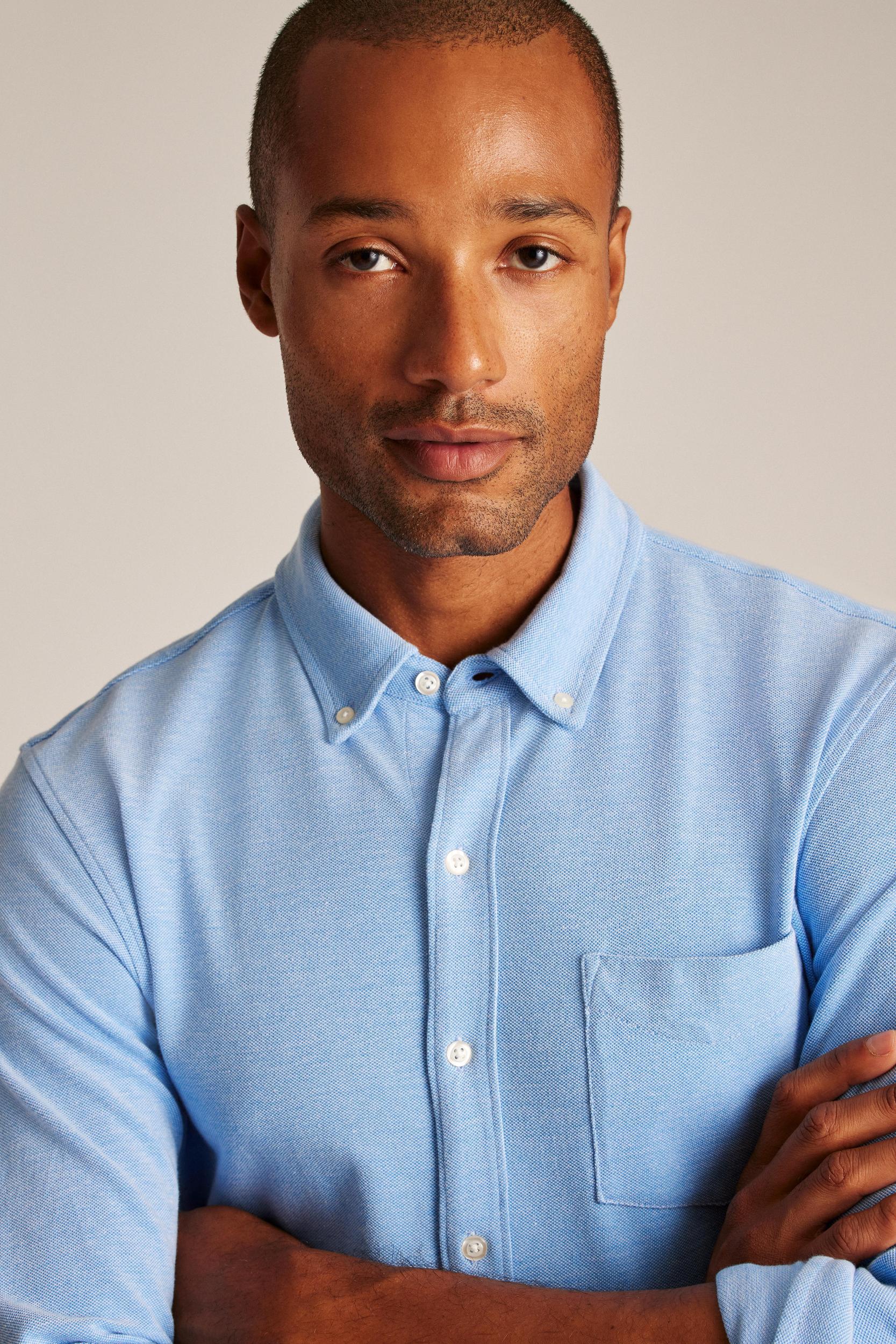 Knit Oxford Shirt Product Image