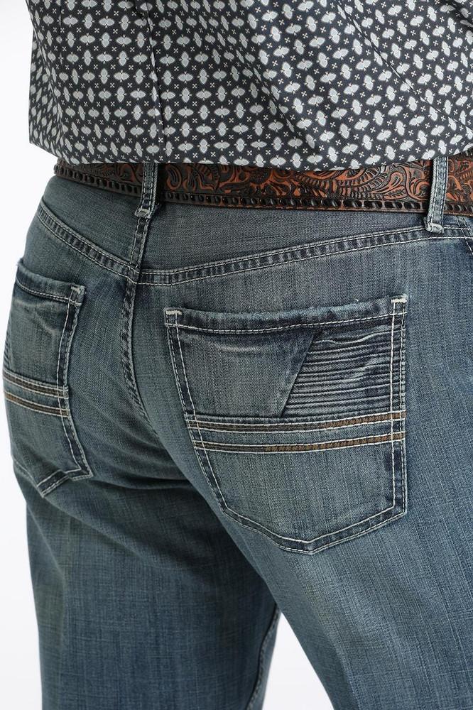 SALE Cinch® Men's Ian Medium Stone Slim Fit Boot Cut Jeans Product Image