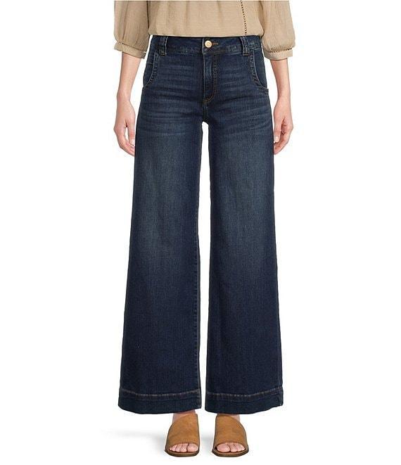 Kut From The Kloth Meg High-Rise Over-Size Wide-Stitch Jean Product Image