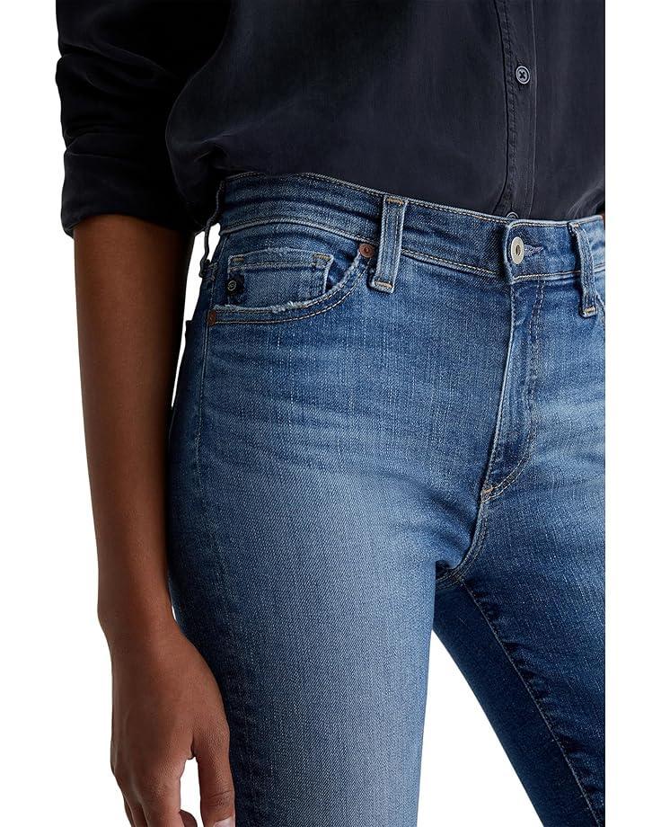 Women's AG Jeans Mari Mid Rise Slim Straight Jeans in Oceanside Product Image