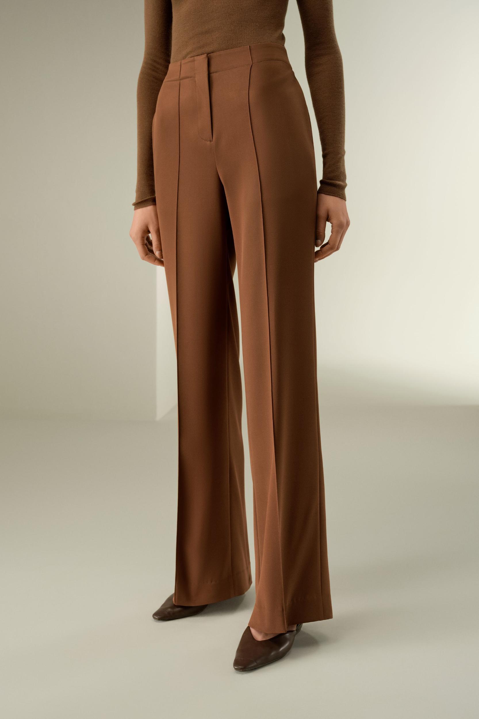 Minimalist Silk Crêpe Pant Product Image