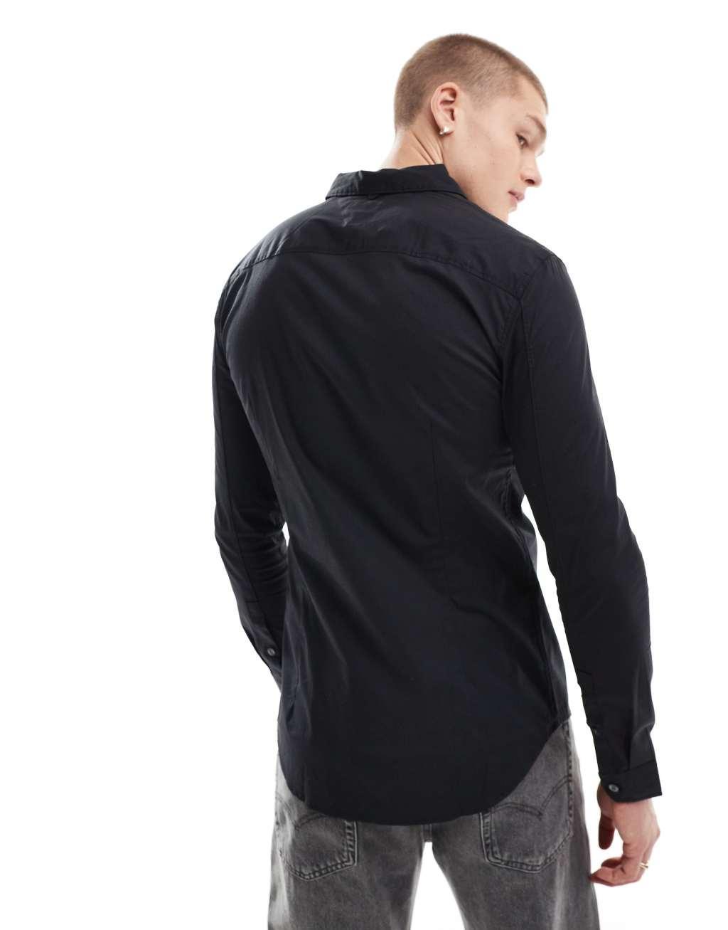 Tommy Jeans slim fit stretch shirt Product Image