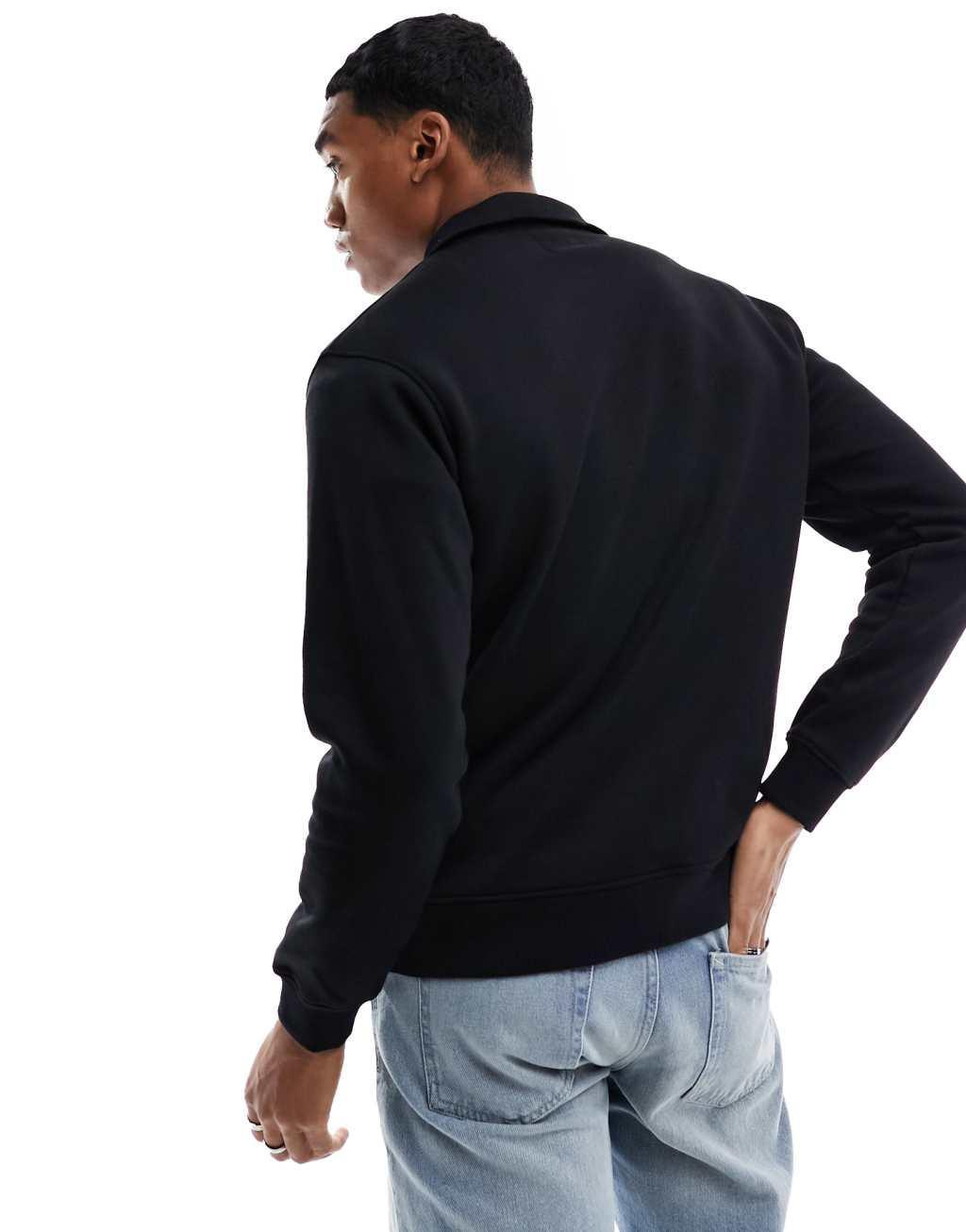 Jack & Jones relaxed fit quarter zip sweatshirt Product Image