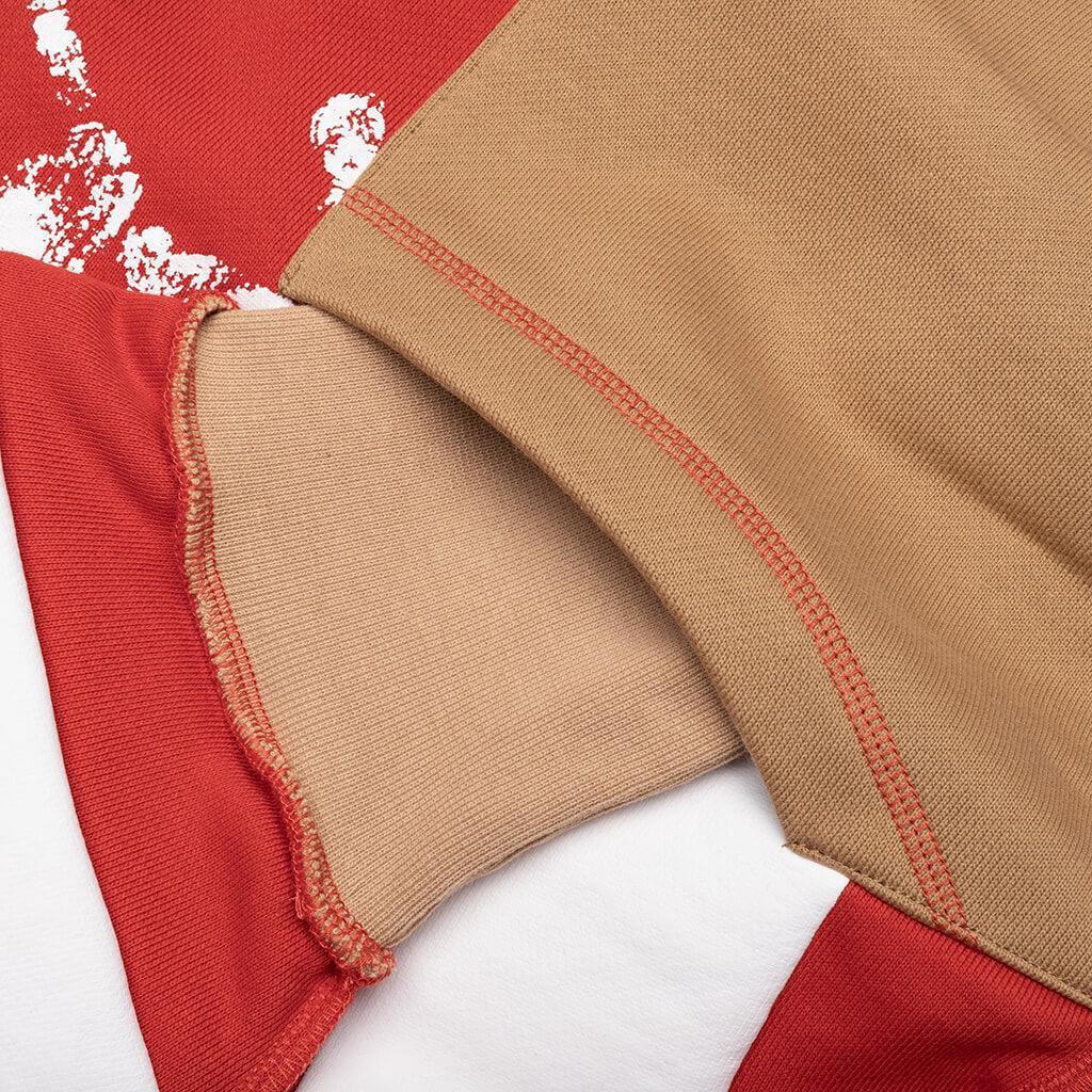 Birthstone Hooded Sweatshirt: 06 - Red/Brown Male Product Image
