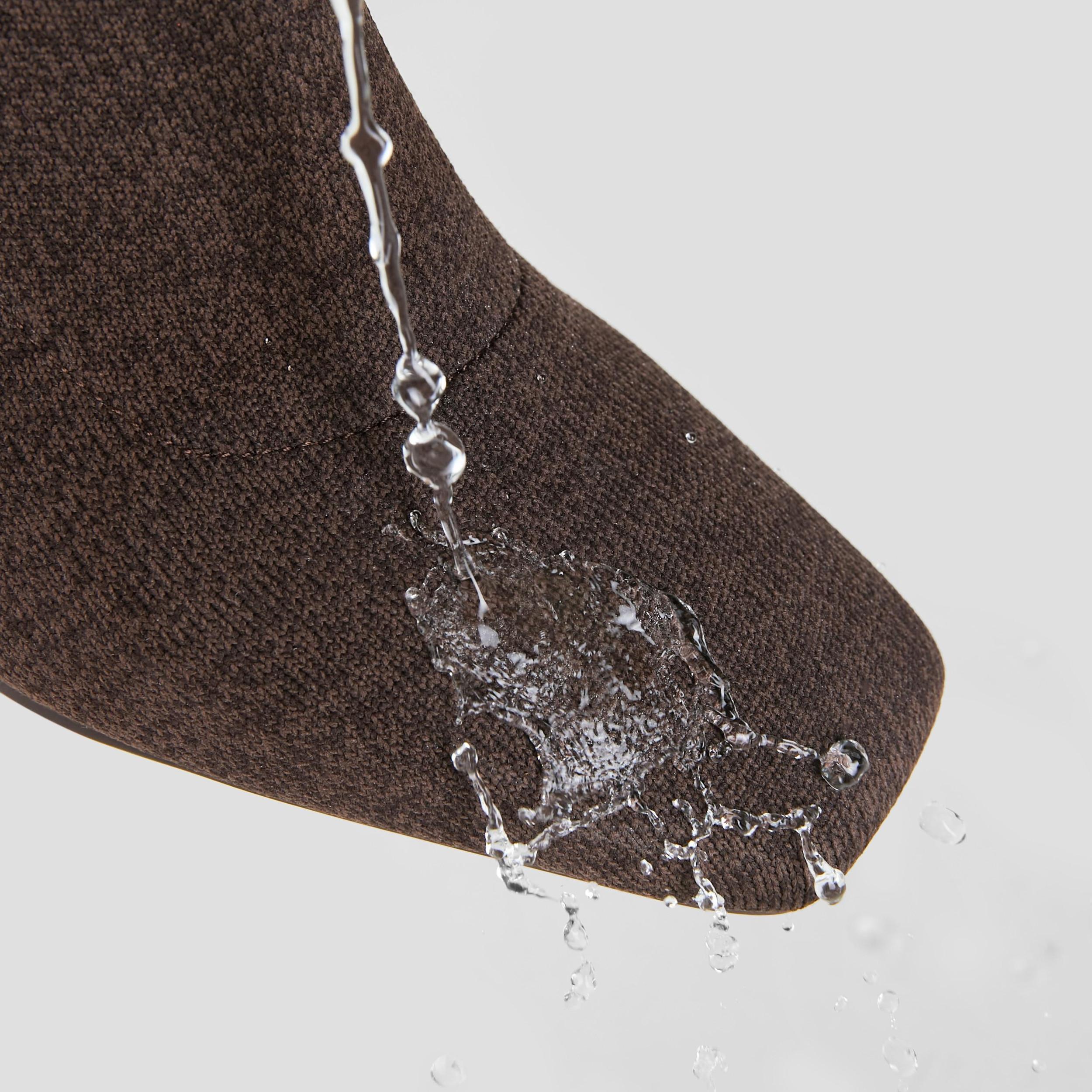 Square-Toe Water-Repellent Heeled Boots (Rafaella) Product Image