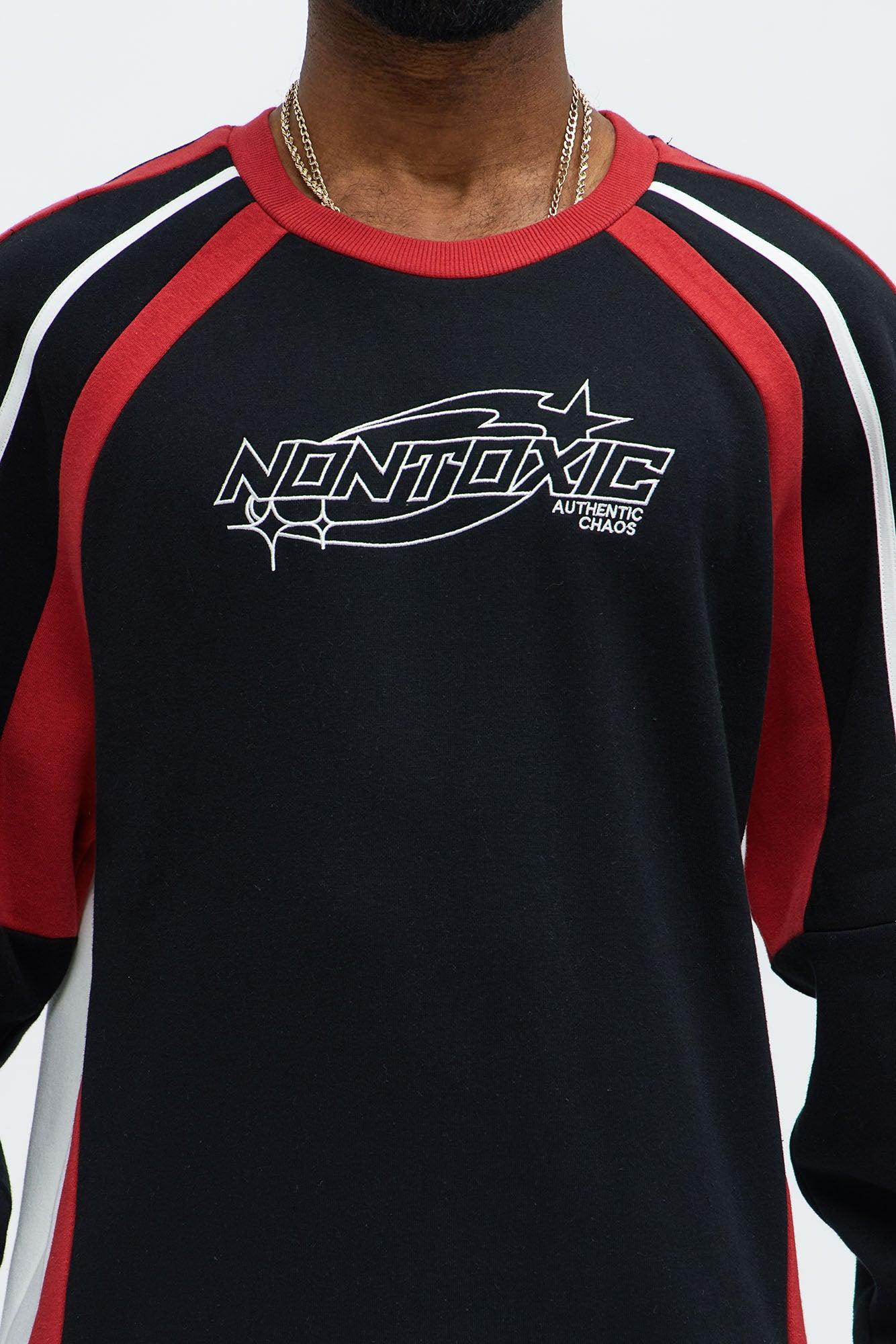 Tyson Nontoxic Crewneck Sweatshirt - Black/combo Product Image