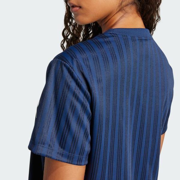 adidas Linear Graphic Boyfriend Tee Off White 2XS Womens Product Image