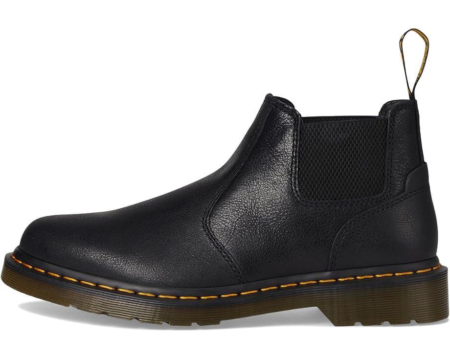 2976 Yellow Stitch Smooth Leather Chelsea Boots Product Image