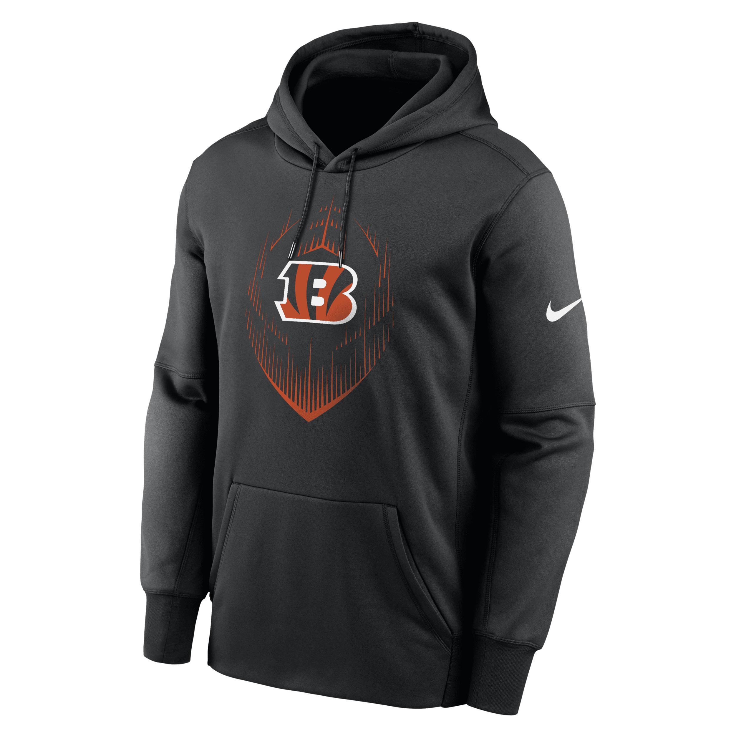 Men's Nike Black Arizona Cardinals Color Block Fleece Performance Pullover Hoodie, Size: 2XL Product Image