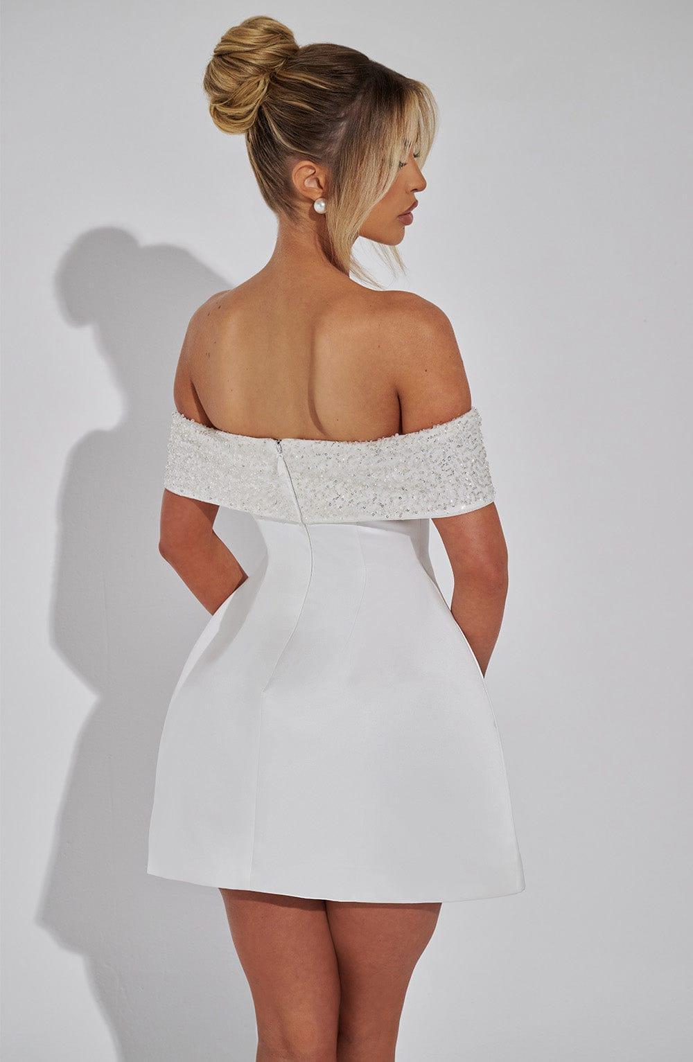 Noelle Mini Dress - Ivory Product Image