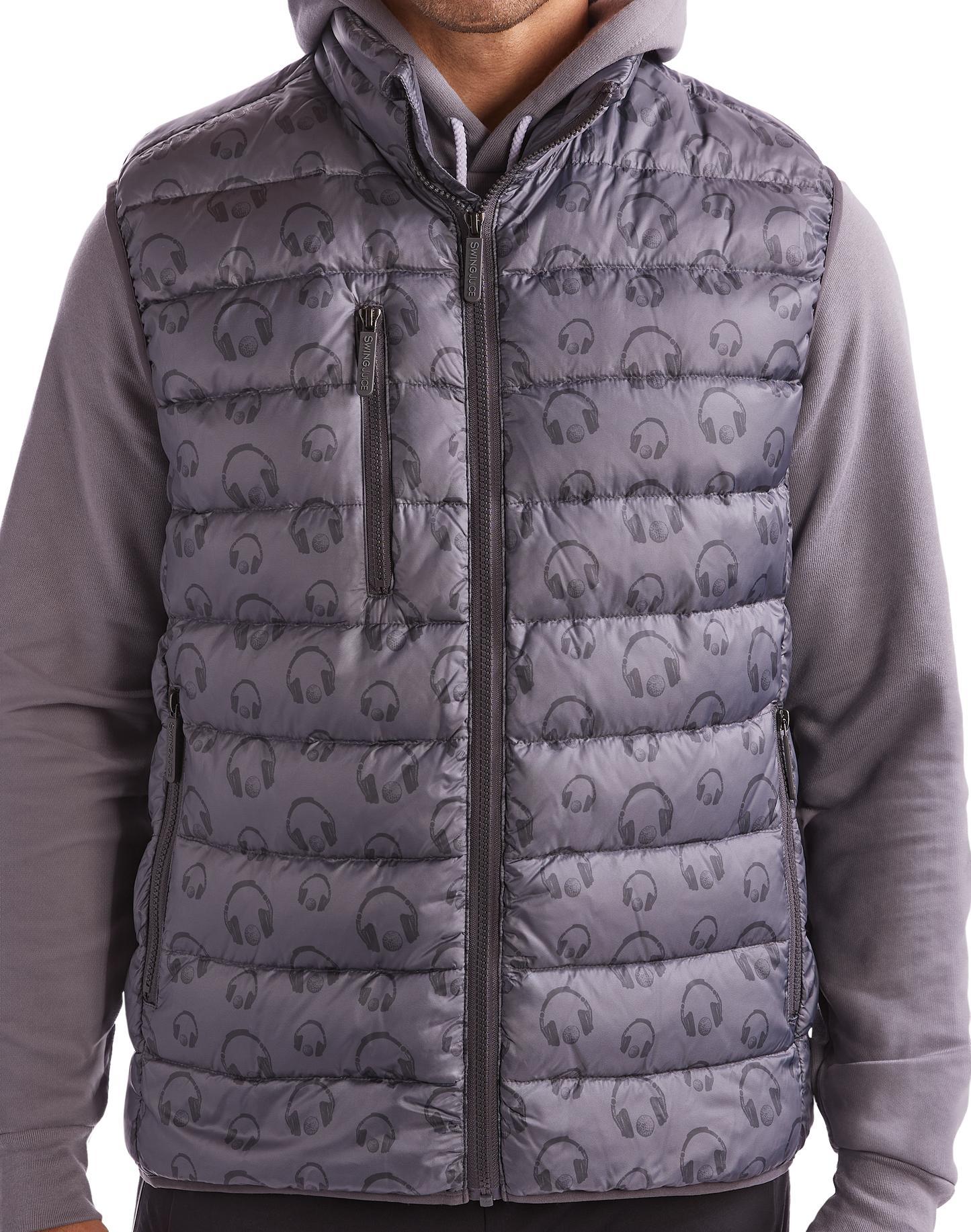 SwingJuice Golf & Hip Hop Men's Packable Puffer Vest Product Image