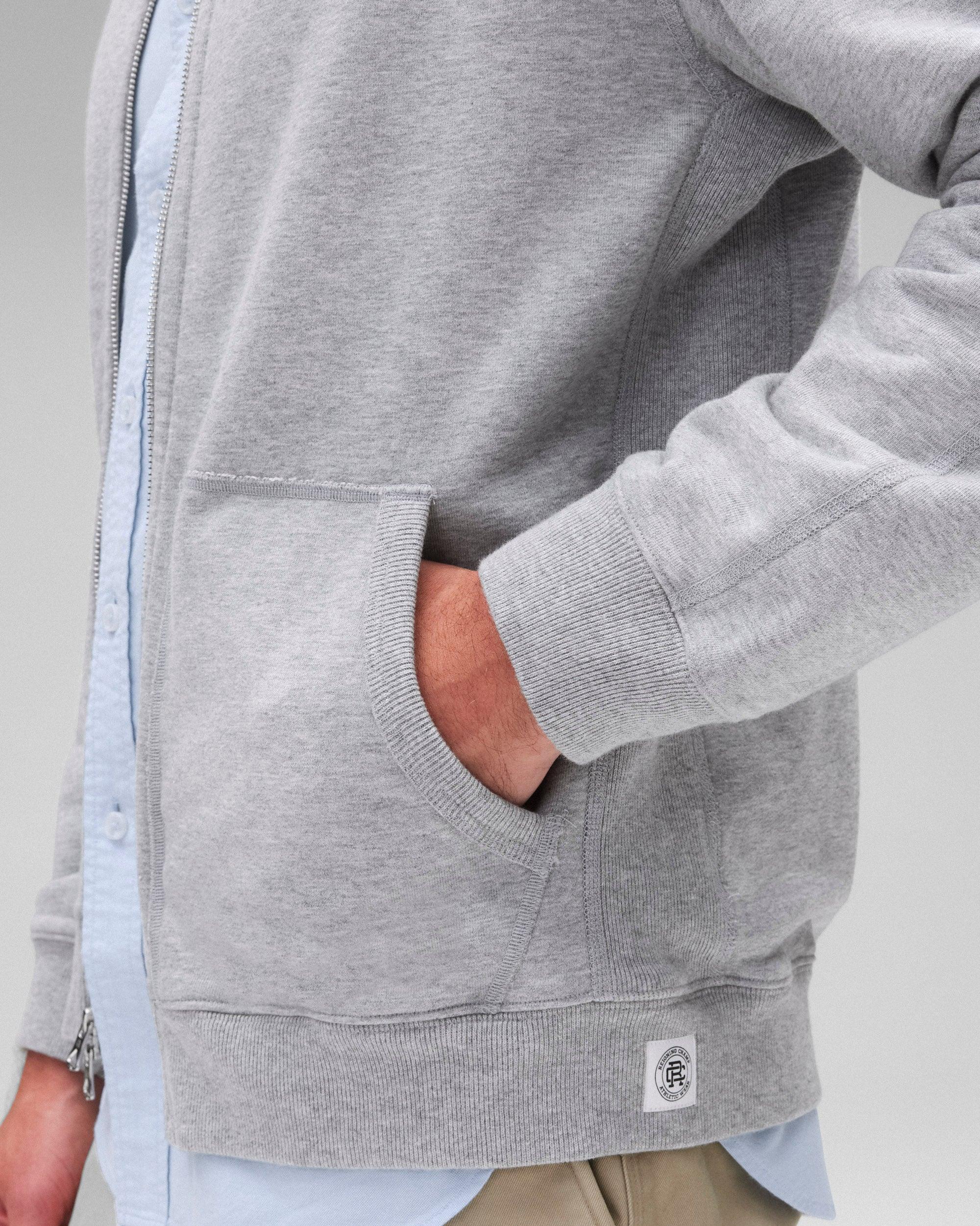 Midweight Terry Standard Zip Bomber Male Product Image