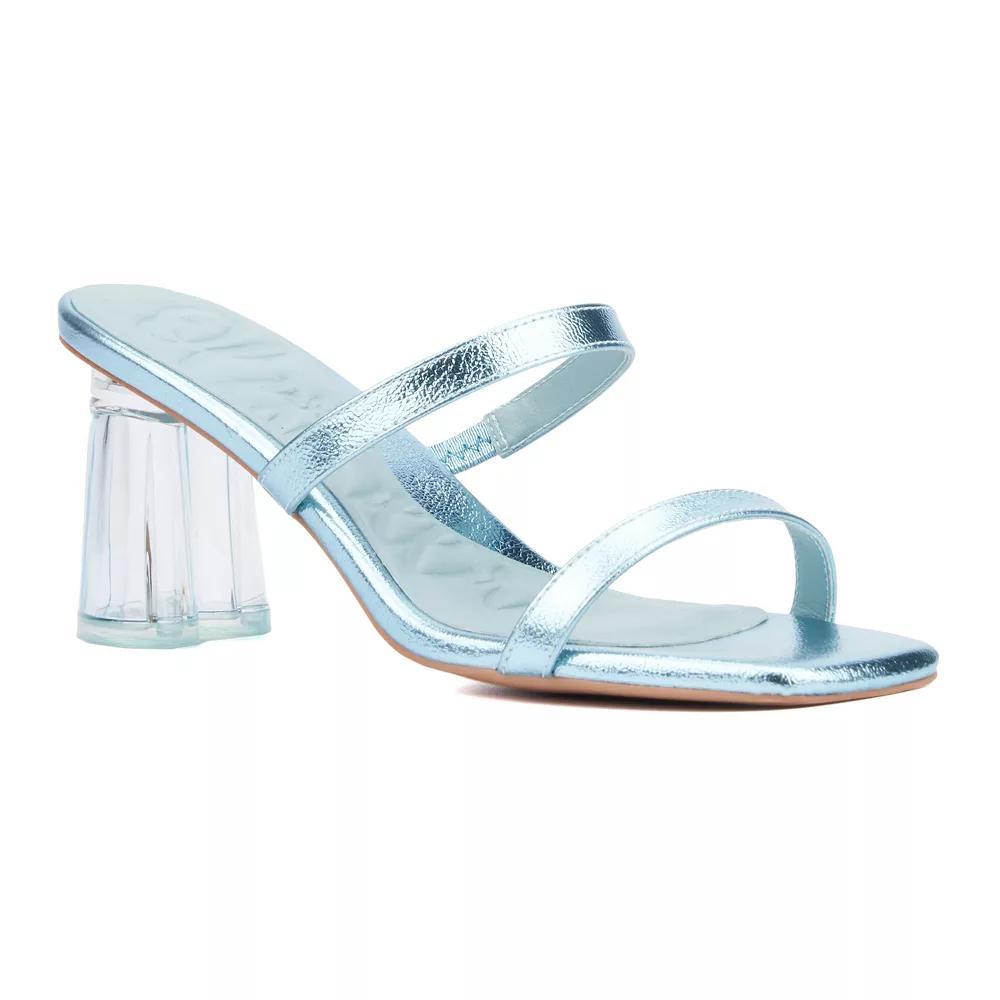 Olivia Miller Women's Lovely Dress Sandals, Size: 7, Blue Product Image
