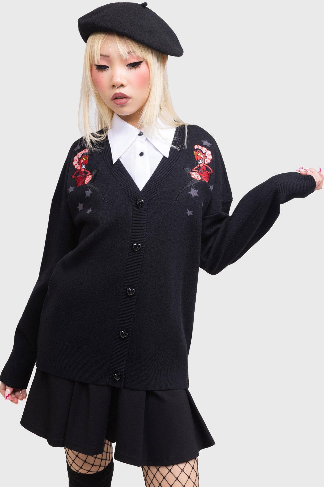 Splendidly Evil Cardigan Female Product Image