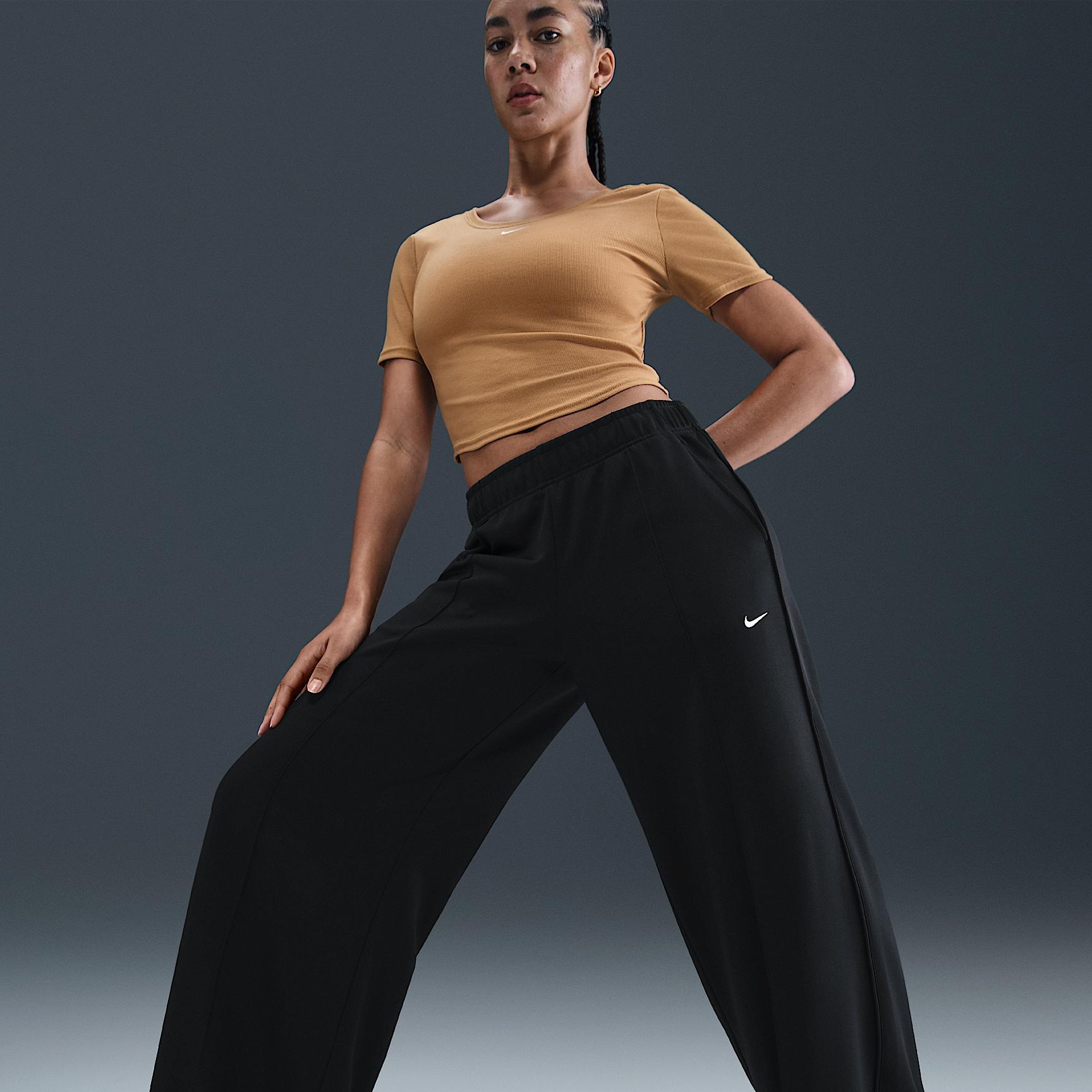 Nike Sportswear Women's Mid-Rise Wide-Leg Track Pants Product Image
