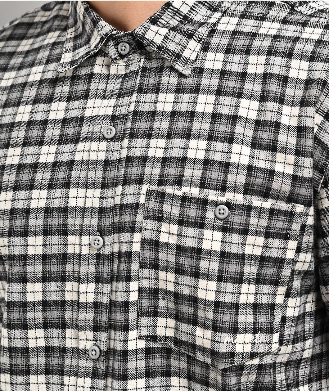 Monet Push It Tan Short Sleeve Flannel Shirt Product Image