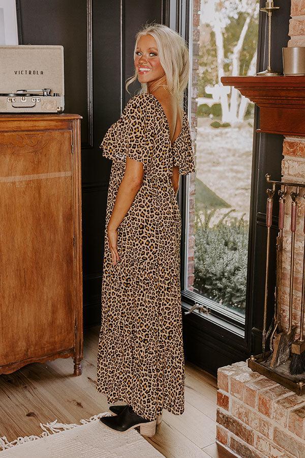 Fiercely In Love Leopard Maxi Dress Product Image